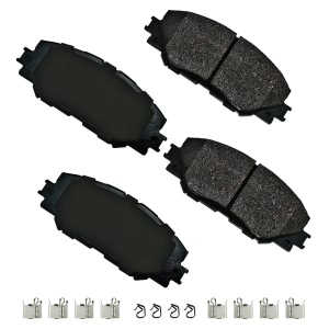 Akebono Pro-ACT™ Ultra-Premium Ceramic Front Disc Brake Pads for 2013 Toyota Corolla - ACT1210A