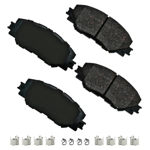 Akebono Pro-ACT™ Ultra-Premium Ceramic Front Disc Brake Pads for 2010 Scion xB - ACT1210A