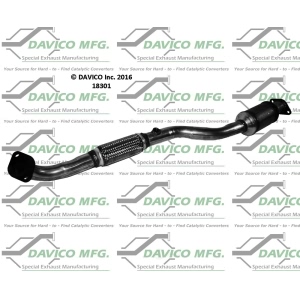 Davico Direct Fit Catalytic Converter and Pipe Assembly for 2005 Hyundai Elantra - 18301