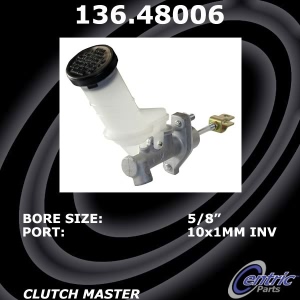 Centric Premium Clutch Master Cylinder for 2006 Suzuki Aerio - 136.48006