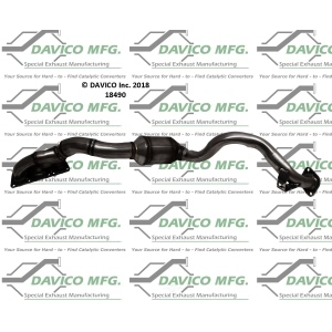 Davico Exhaust Manifold with Integrated Catalytic Converter for 2007 Audi A8 Quattro - 18490