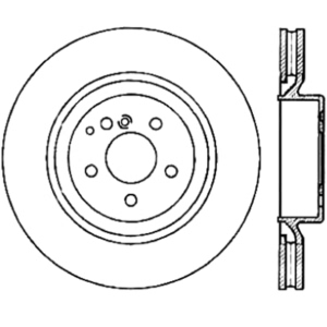 Centric Premium™ Brake Rotor for 2009 Mercedes-Benz S600 - 120.35085