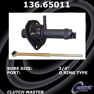 Centric Premium Clutch Master Cylinder for Mazda Navajo - 136.65011