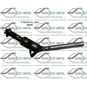 Davico Direct Fit Catalytic Converter and Pipe Assembly for 2014 Mercedes-Benz C350 - 18506F