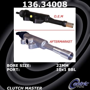 Centric Premium Clutch Master Cylinder for 1992 BMW 325is - 136.34008
