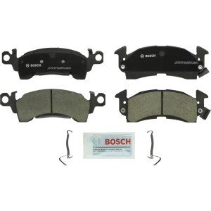 Bosch QuietCast™ Premium Ceramic Front Disc Brake Pads for 1986 GMC Safari - BC52S
