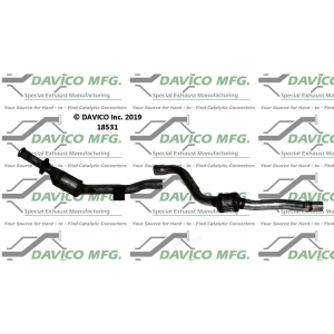 Davico Direct Fit Catalytic Converter for 2004 Mercedes-Benz E320 - 18531