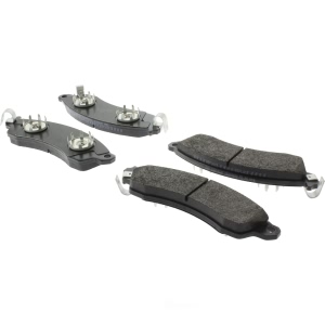 Centric Posi Quiet™ Extended Wear Semi-Metallic Front Disc Brake Pads for 1992 Chevrolet Camaro - 106.04120