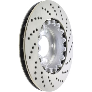 Centric SportStop Drilled 1-Piece Front Passenger Side Brake Rotor for 2003 BMW 330xi - 128.34169