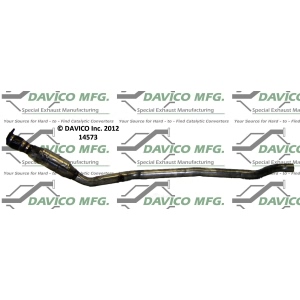 Davico Direct Fit Catalytic Converter and Pipe Assembly for 2000 Plymouth Voyager - 14573