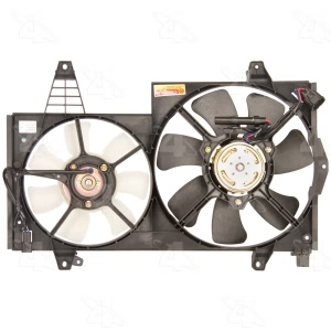 Four Seasons Dual Radiator And Condenser Fan Assembly for 2002 Volvo S40 - 75650
