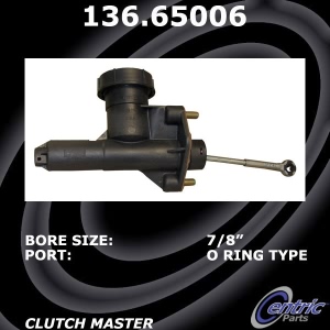 Centric Premium Clutch Master Cylinder for 1989 Ford F-150 - 136.65006