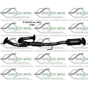 Davico Direct Fit Catalytic Converter and Pipe Assembly for 2005 Toyota Solara - 17383