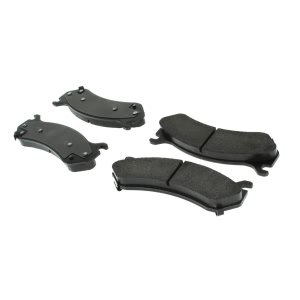 Centric Posi Quiet™ Extended Wear Semi-Metallic Rear Disc Brake Pads for 2004 GMC Yukon - 106.07850