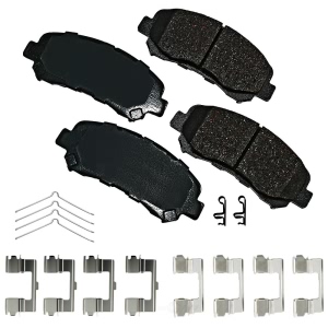Akebono Pro-ACT™ Ultra-Premium Ceramic Front Disc Brake Pads for 2007 Nissan Sentra - ACT1338A