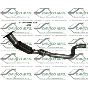 Davico Direct Fit Catalytic Converter and Pipe Assembly for 2007 Dodge Magnum - 19769