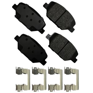 Akebono Pro-ACT™ Ultra-Premium Ceramic Front Disc Brake Pads for Chevrolet Equinox - ACT1886