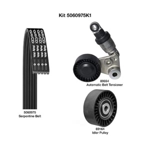 Dayco Serpentine Belt Kit for Hyundai Entourage - 5060975K1