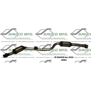 Davico Direct Fit Catalytic Converter and Pipe Assembly for 1999 Mercedes-Benz E320 - 18081