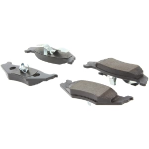 Centric Posi Quiet™ Ceramic Rear Disc Brake Pads for 1988 Dodge Shadow - 105.05120