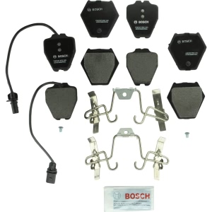 Bosch QuietCast™ Premium Organic Front Disc Brake Pads for 2000 Audi S4 - BP839