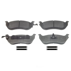 Wagner ThermoQuiet Semi-Metallic Disc Brake Pad Set for 1998 Ford Crown Victoria - MX674A