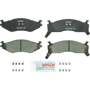 Bosch QuietCast™ Premium Ceramic Front Disc Brake Pads for 1991 Dodge Shadow - BC521
