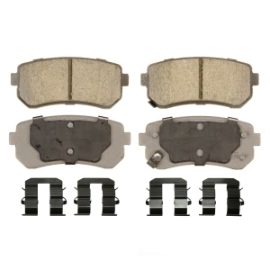 Wagner Thermoquiet Ceramic Rear Disc Brake Pads for 2011 Kia Rio - QC1398
