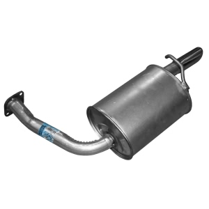 Walker Quiet Flow Stainless Steel Driver Side Oval Aluminized Exhaust Muffler And Pipe Assembly for 2003 Mazda 6 - 53566