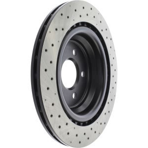 Centric SportStop Drilled 1-Piece Rear Brake Rotor for Mercedes-Benz ML400 - 128.35127