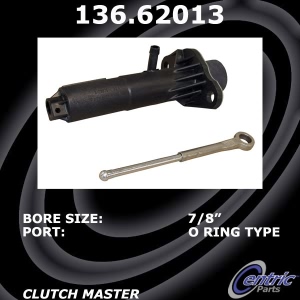 Centric Premium Clutch Master Cylinder for 1989 Oldsmobile Cutlass Calais - 136.62013