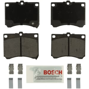 Bosch Blue™ Semi-Metallic Front Disc Brake Pads for 1990 Mazda Protege - BE473H