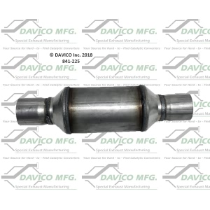 Davico OBDII Universal Fit Round Body Catalytic Converter for Mercedes-Benz S420 - 841-225