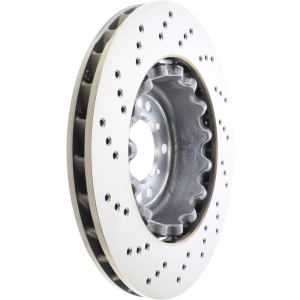 Centric SportStop Drilled 1-Piece Front Passenger Side Brake Rotor for 2011 BMW 1 Series M - 128.34105
