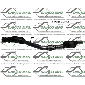 Davico Direct Fit Catalytic Converter and Pipe Assembly for 2009 Audi S4 - 18432