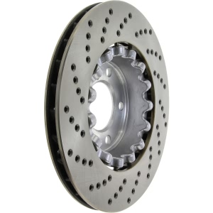 Centric SportStop Drilled 1-Piece Front Driver Side Brake Rotor for 2004 BMW 330Ci - 128.34170