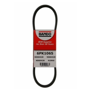 BANDO Rib Ace™ V-Ribbed Serpentine Belt for 2001 Dodge Intrepid - 6PK1065
