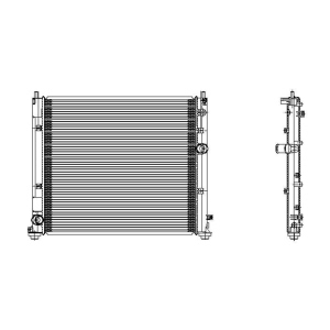 TYC Engine Coolant Radiator for 2006 Cadillac STS - 2733