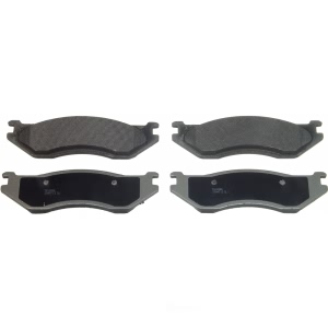 Wagner ThermoQuiet Semi-Metallic Disc Brake Pad Set for 2003 Dodge Ram 1500 Van - MX966