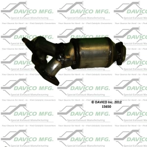 Davico Exhaust Manifold with Integrated Catalytic Converter for 1997 Mercury Mystique - 15650