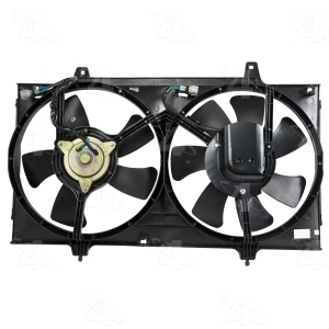 Four Seasons Dual Radiator And Condenser Fan Assembly for Nissan Altima - 75249