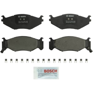 Bosch QuietCast™ Premium Organic Front Disc Brake Pads for Plymouth Acclaim - BP522