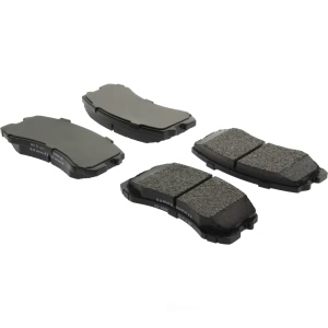 Centric Posi Quiet™ Extended Wear Semi-Metallic Front Disc Brake Pads for Mitsubishi Lancer - 106.09040