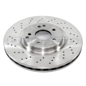 DuraGo Drilled Vented Front Brake Rotor for 2007 Mercedes-Benz C230 - BR900706