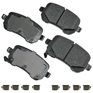 Akebono Pro-ACT™ Ultra-Premium Ceramic Rear Disc Brake Pads for 2008 Dodge Grand Caravan - ACT1326A