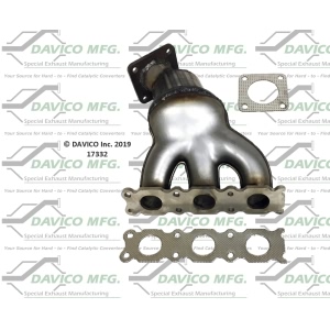 Davico Exhaust Manifold with Integrated Catalytic Converter for 2014 Volvo XC70 - 17332