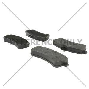 Centric Posi Quiet™ Semi-Metallic Rear Disc Brake Pads for 2017 Mercedes-Benz AMG GT S - 104.16810