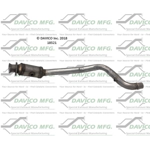 Davico Direct Fit Catalytic Converter and Pipe Assembly for 2014 Jaguar XJR - 18521