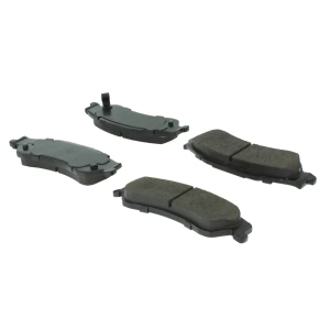 Centric Posi Quiet™ Extended Wear Semi-Metallic Rear Disc Brake Pads for Isuzu Hombre - 106.07290