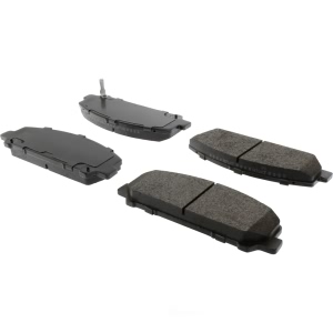 Centric Posi Quiet™ Extended Wear Semi-Metallic Front Disc Brake Pads for 2010 Nissan Armada - 106.12860